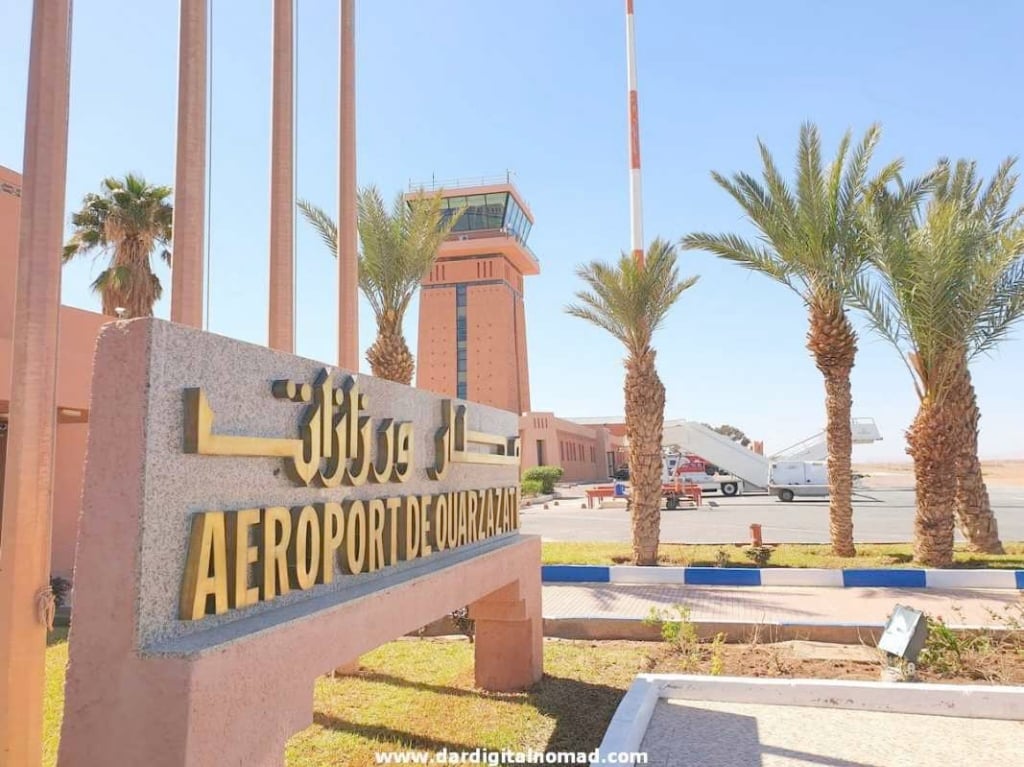 Ouarzazate Airport Modern Terminal Exterior